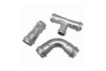 Elbow pipes made of stainless steel
